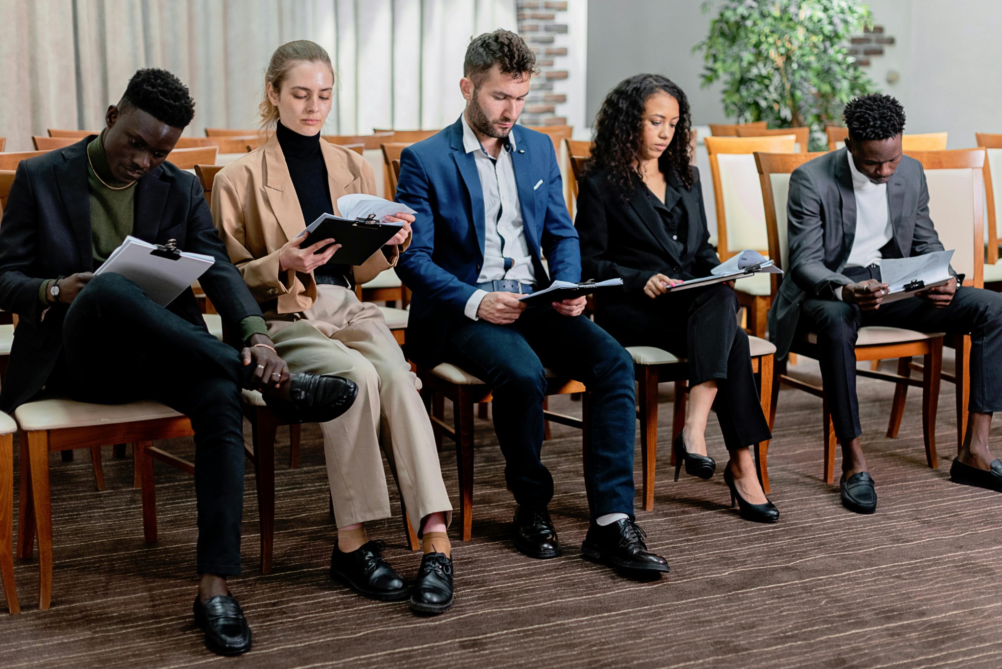 Professionals exploring career opportunities